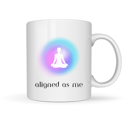 Meditation Mug - 15oz White Ceramic Mug