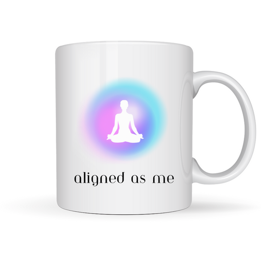 Meditation Mug - 15oz White Ceramic Mug